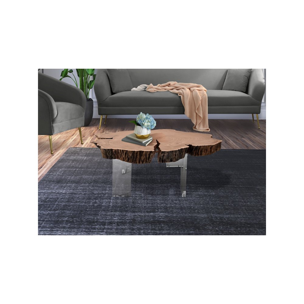 Woodland Natural Wood Coffee Table. Picture 2