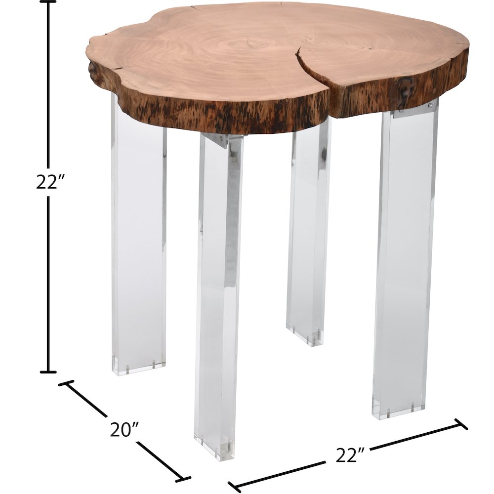 Woodland Natural Wood End Table. Picture 7