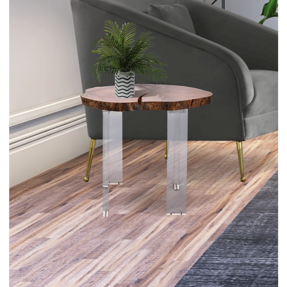 Woodland Natural Wood End Table. Picture 2