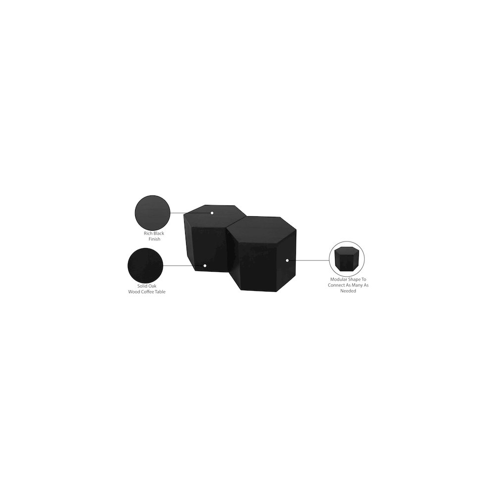 Eternal Black Coffee Table. Picture 7