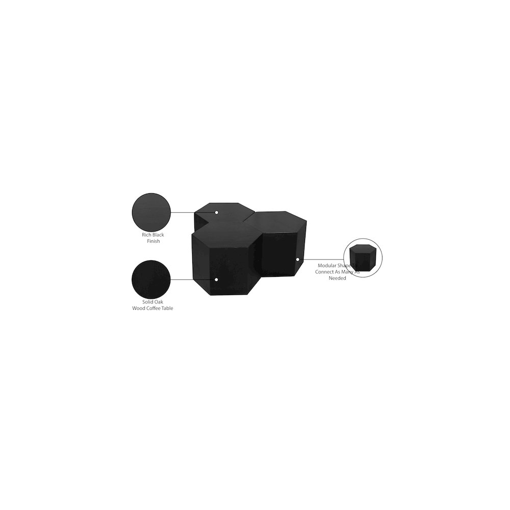 Eternal Black Coffee Table. Picture 6