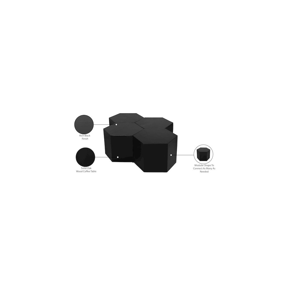 Eternal Black Coffee Table. Picture 8