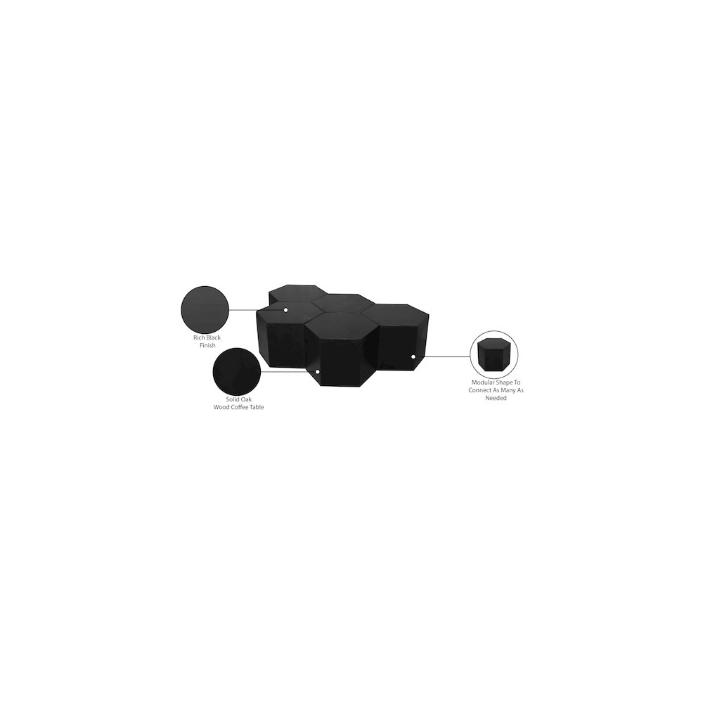Eternal Black Coffee Table. Picture 7