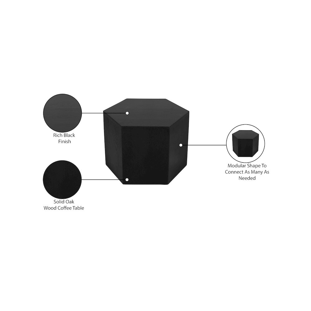 Eternal Black Coffee Table. Picture 7
