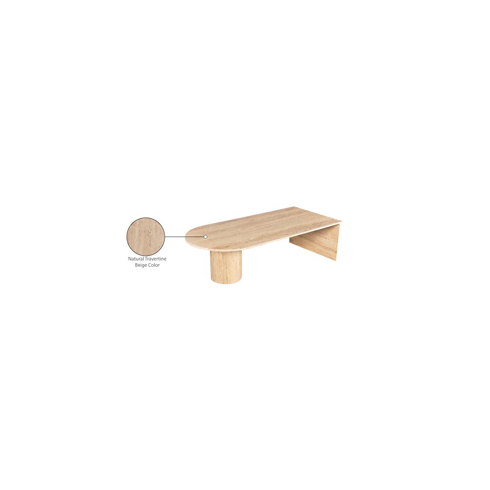 Salerno Beige Coffee Table. Picture 11
