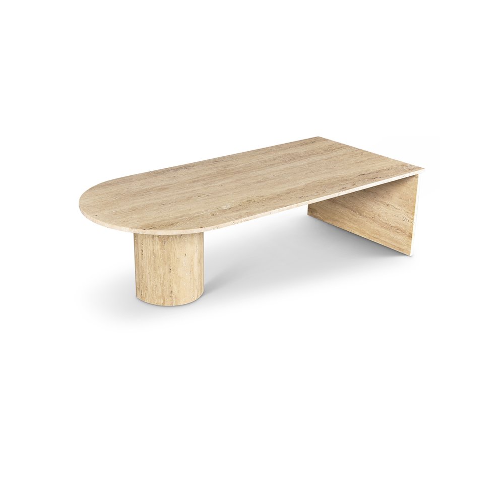 Salerno Beige Coffee Table. Picture 1