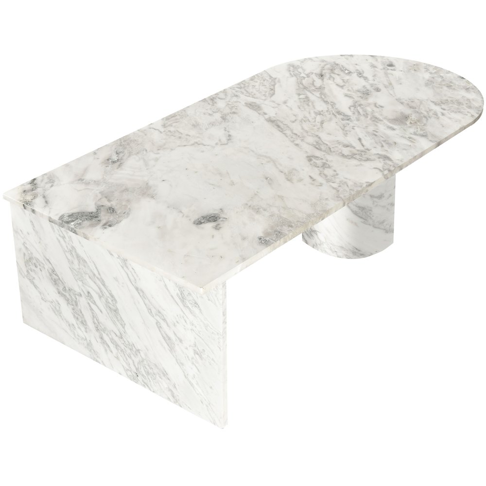 Salerno White Coffee Table. Picture 3