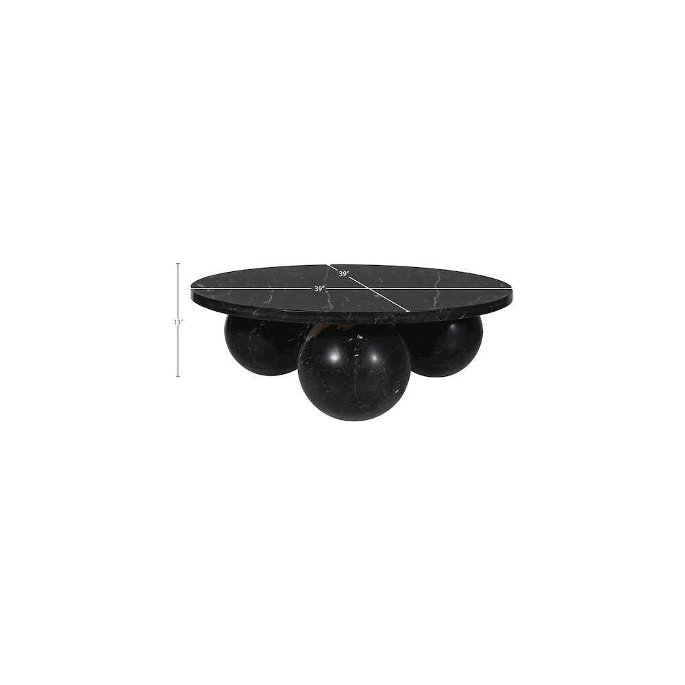 Spherical Black Coffee Table. Picture 7