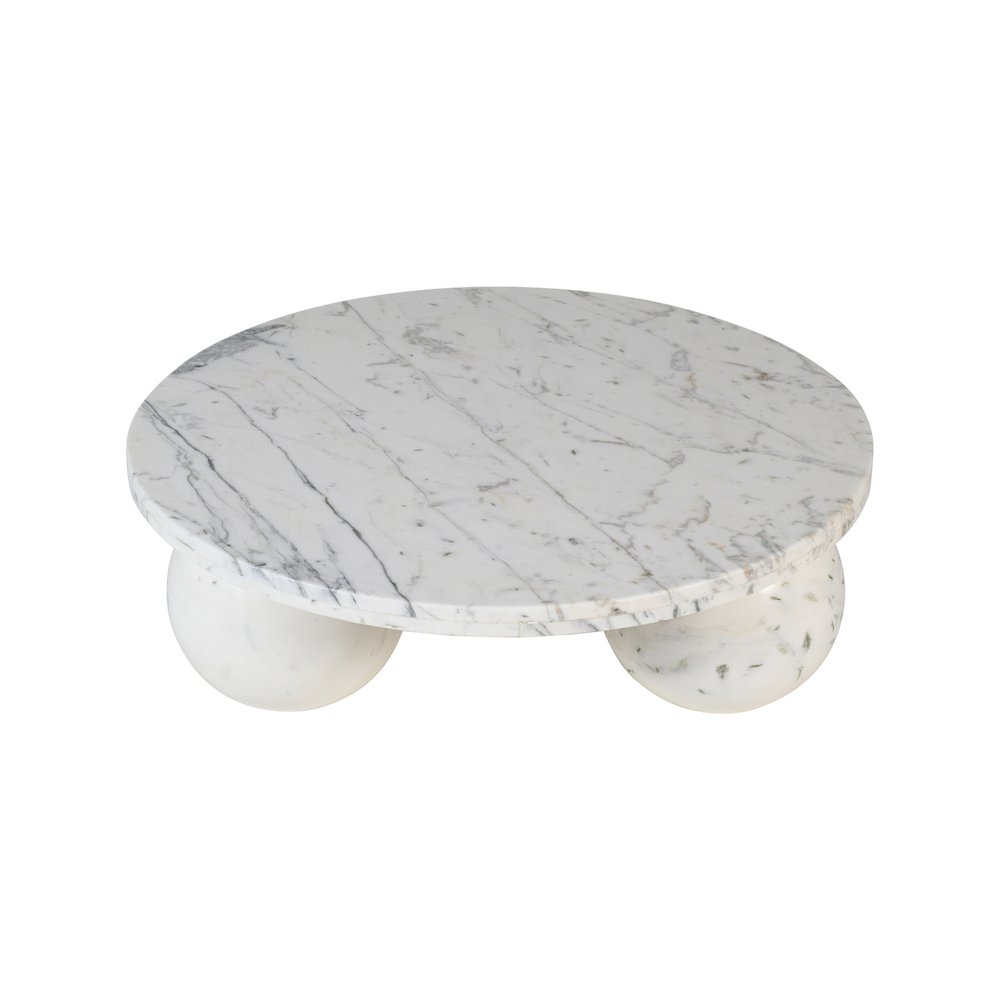Spherical White Coffee Table. Picture 4
