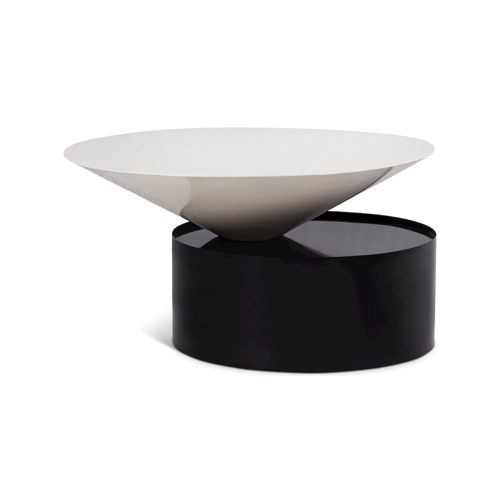 Damon White Coffee Table. Picture 1