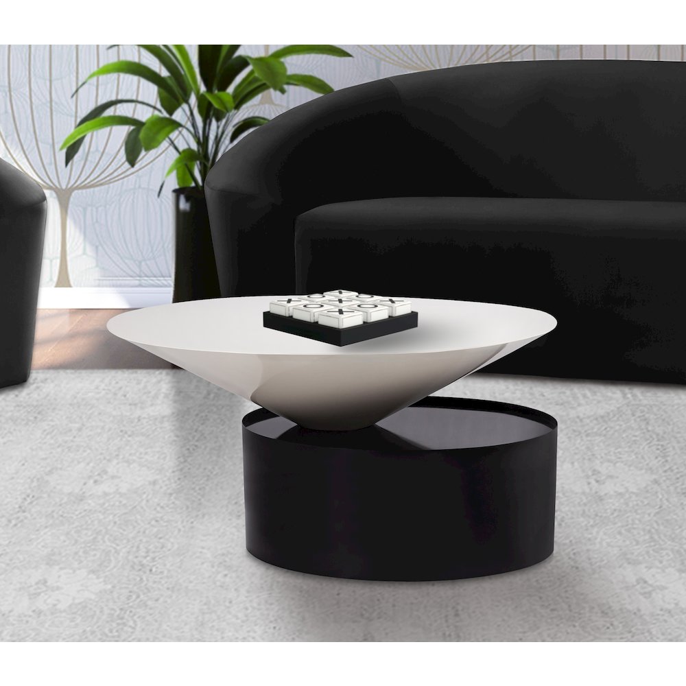 Damon White Coffee Table. Picture 2
