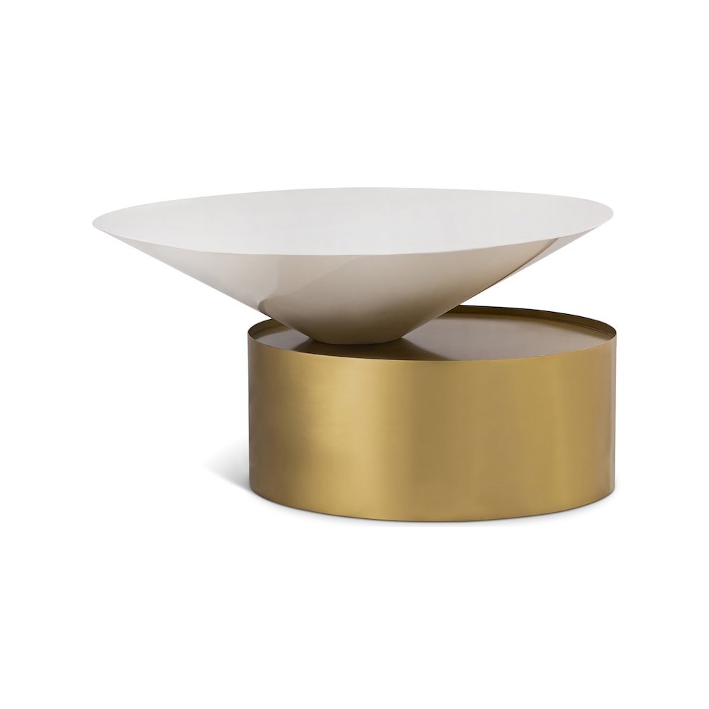 Damon White Coffee Table. Picture 1