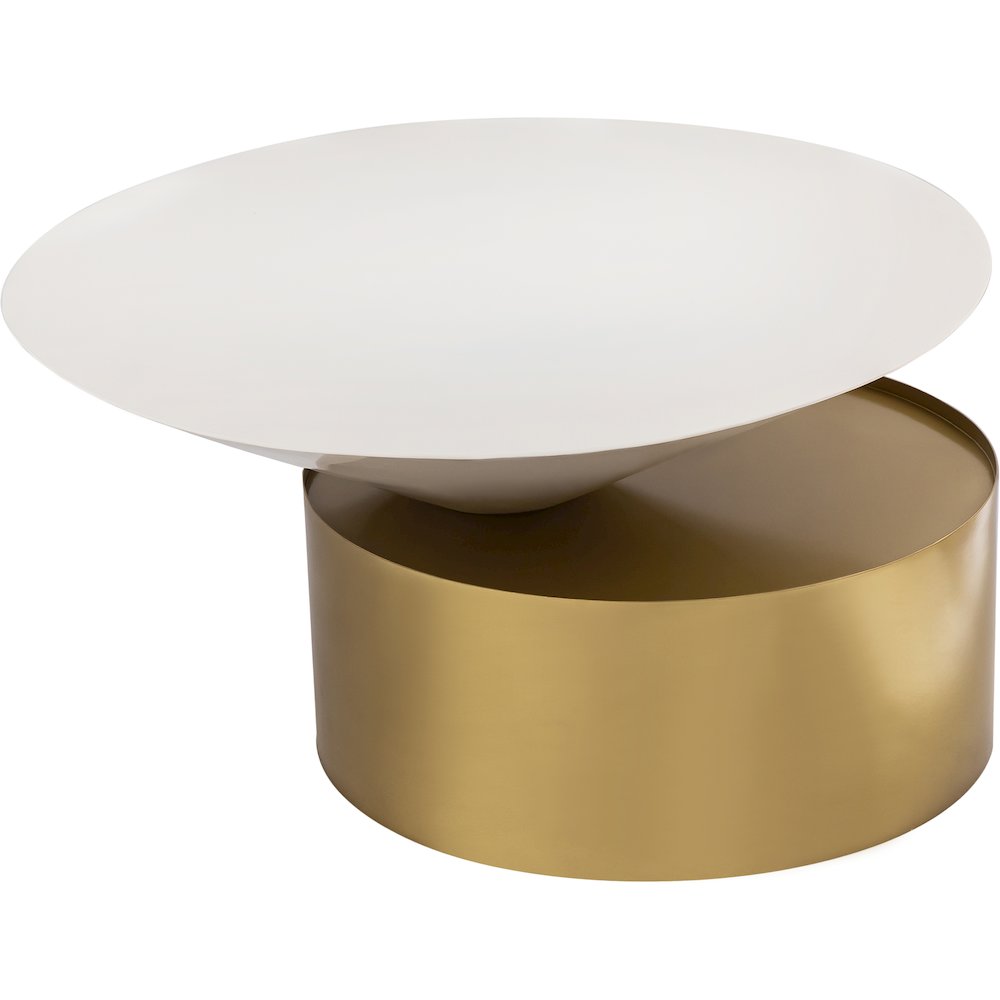 Damon White Coffee Table. Picture 3