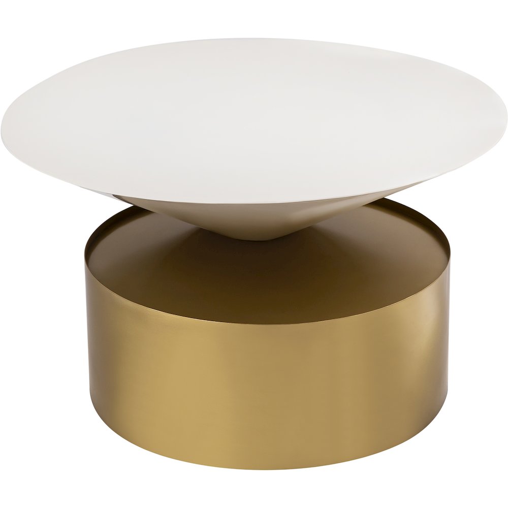 Damon White Coffee Table. Picture 4