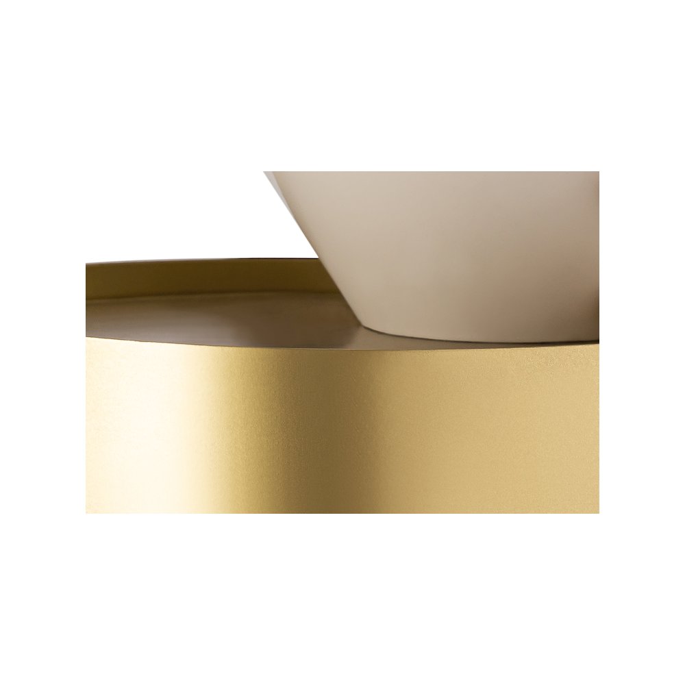 Damon White End Table. Picture 5
