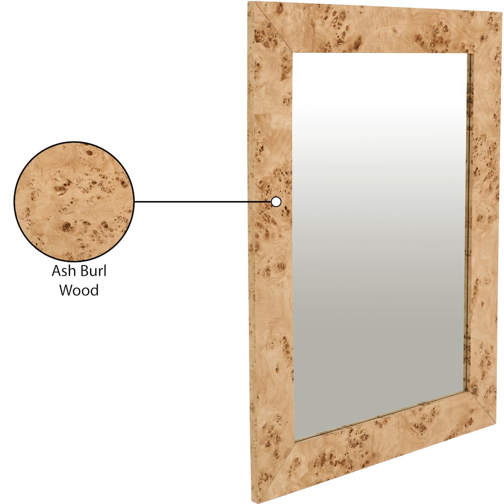 Cresthill Natural Ash Mirror. Picture 7