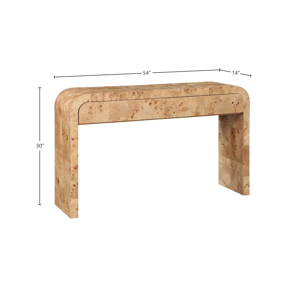Cresthill Natural Ash Console Table. Picture 11