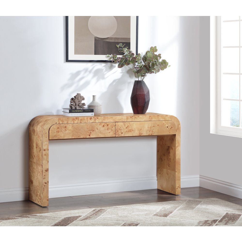 Cresthill Natural Ash Console Table. Picture 2