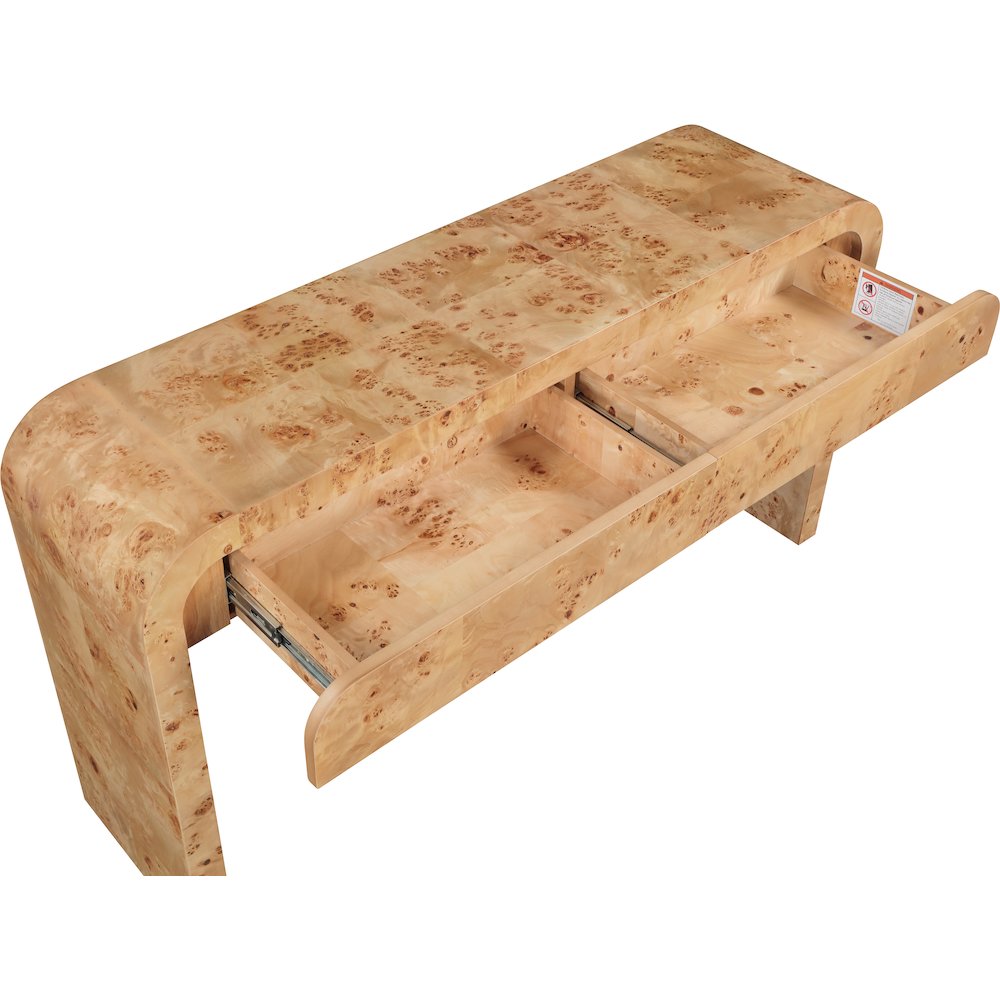 Cresthill Natural Ash Console Table. Picture 8