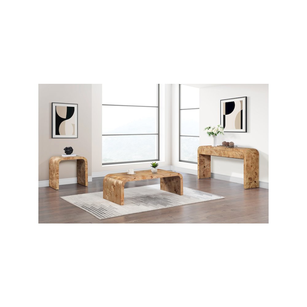Cresthill Natural Ash Console Table. Picture 10