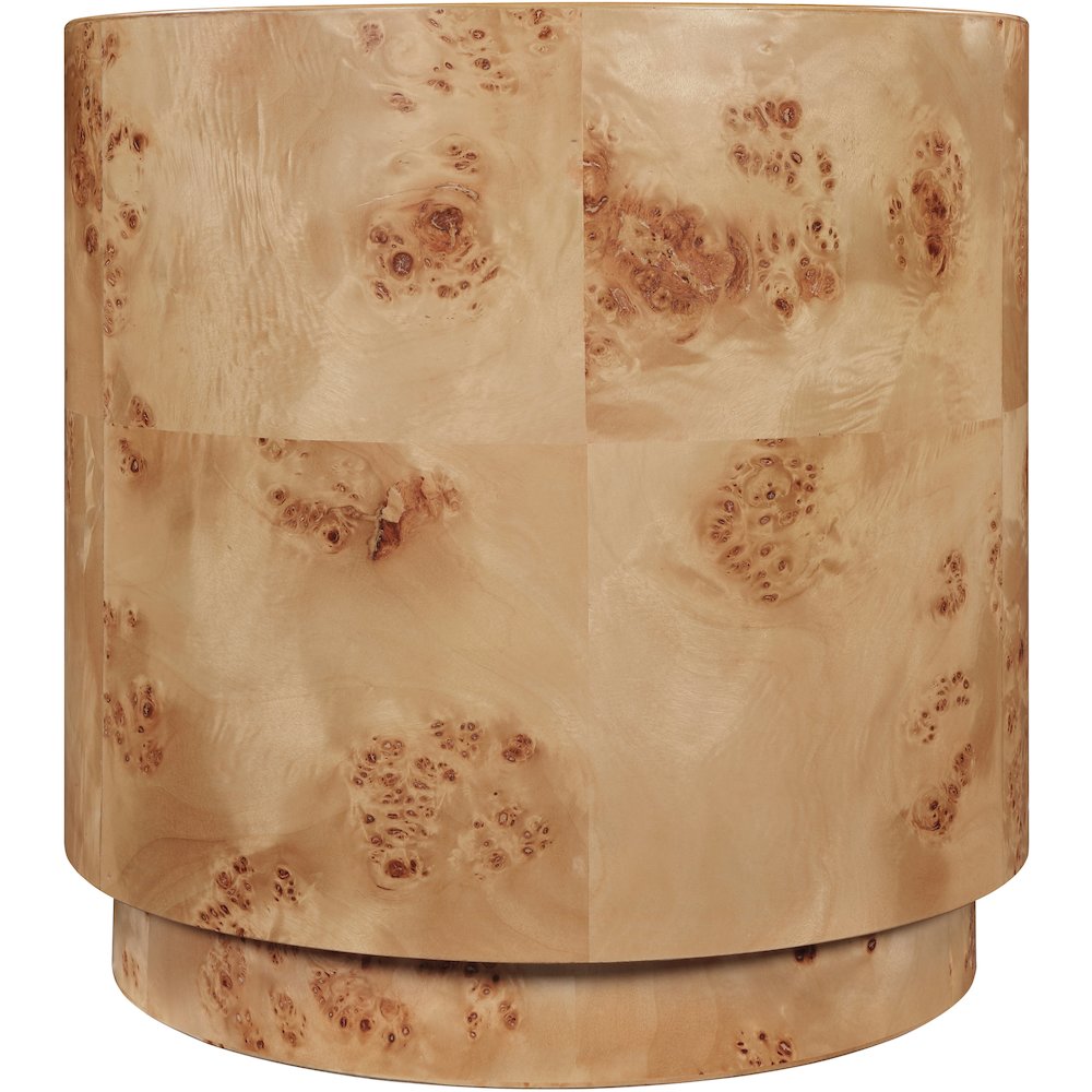 Burl Natural Ash End Table. Picture 3