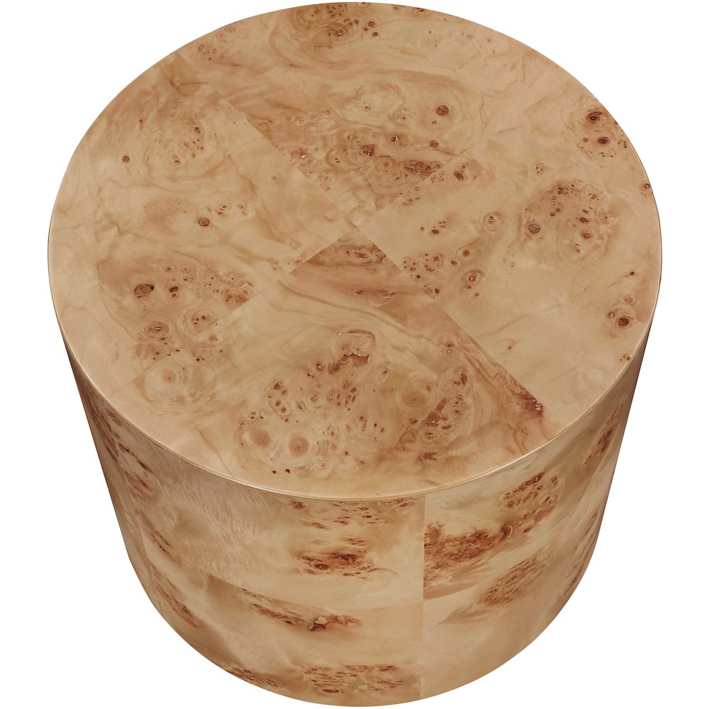Burl Natural Ash End Table. Picture 4