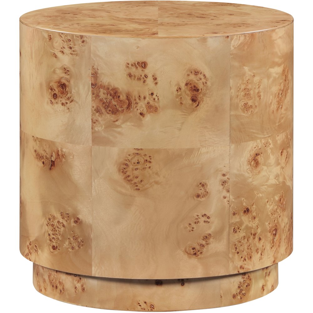 Burl Natural Ash End Table. Picture 5