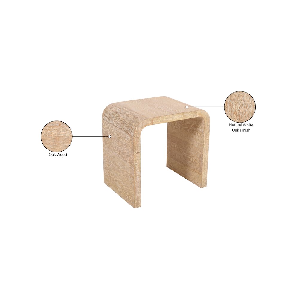 Cresthill White Oak End Table. Picture 10
