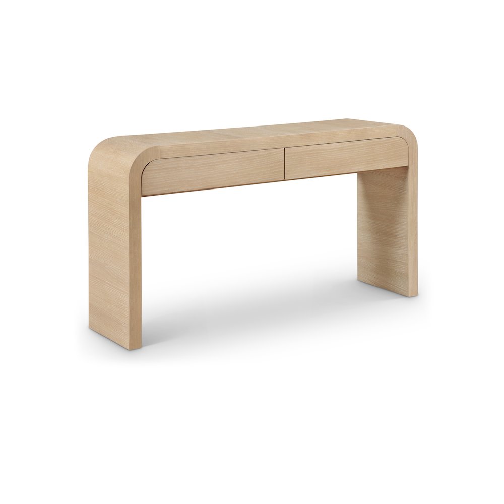 Cresthill White Oak Console Table. Picture 1