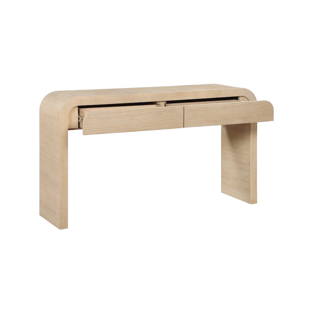 Cresthill White Oak Console Table. Picture 3