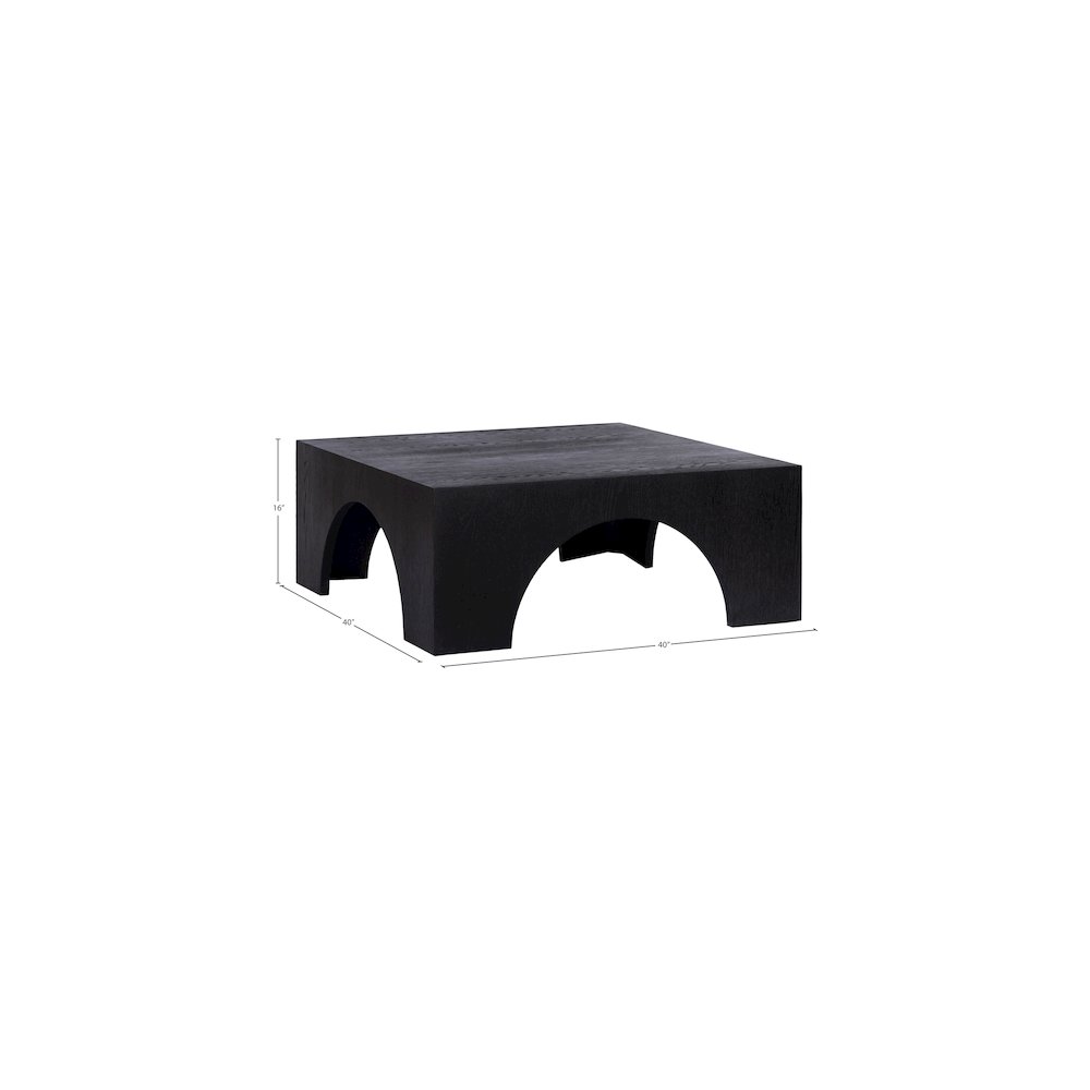 Arch Black Coffee Table. Picture 5