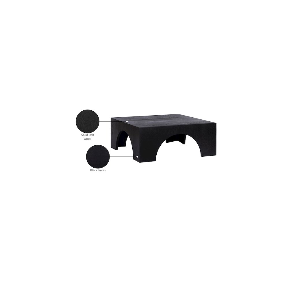 Arch Black Coffee Table. Picture 6