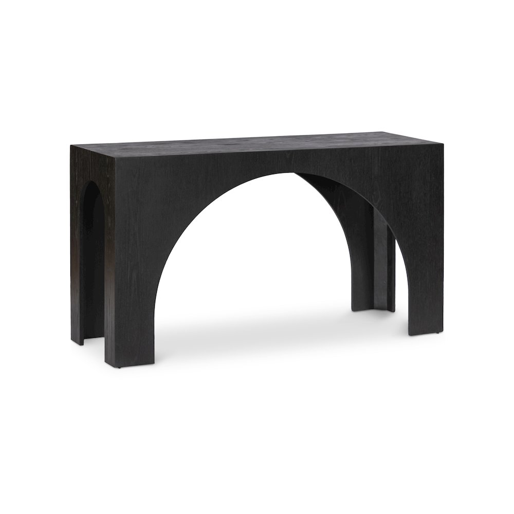 Arch Black Console Table. Picture 1