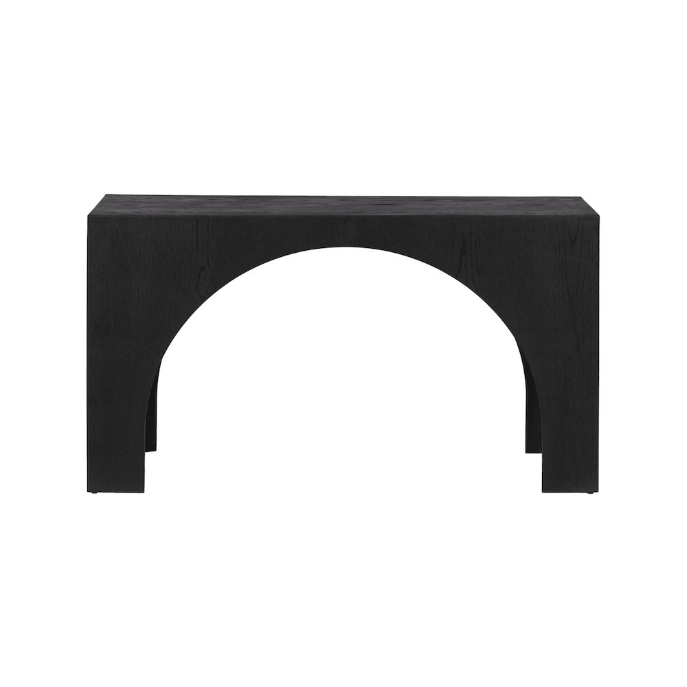 Arch Black Console Table. Picture 3