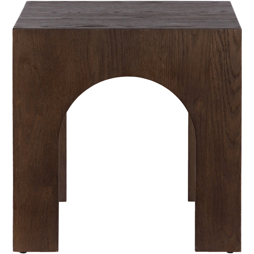 Arch Brown End Table. Picture 3