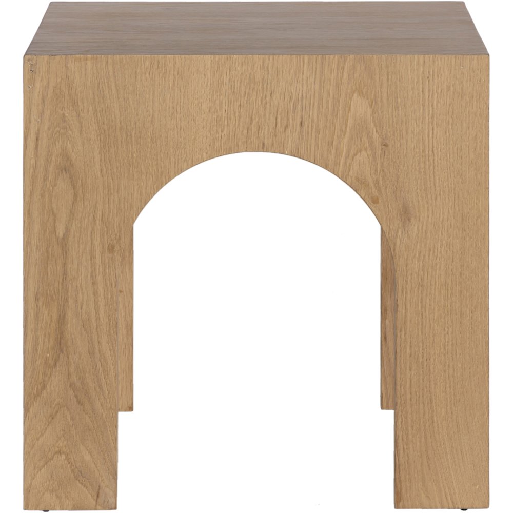 Arch Oak End Table. Picture 3