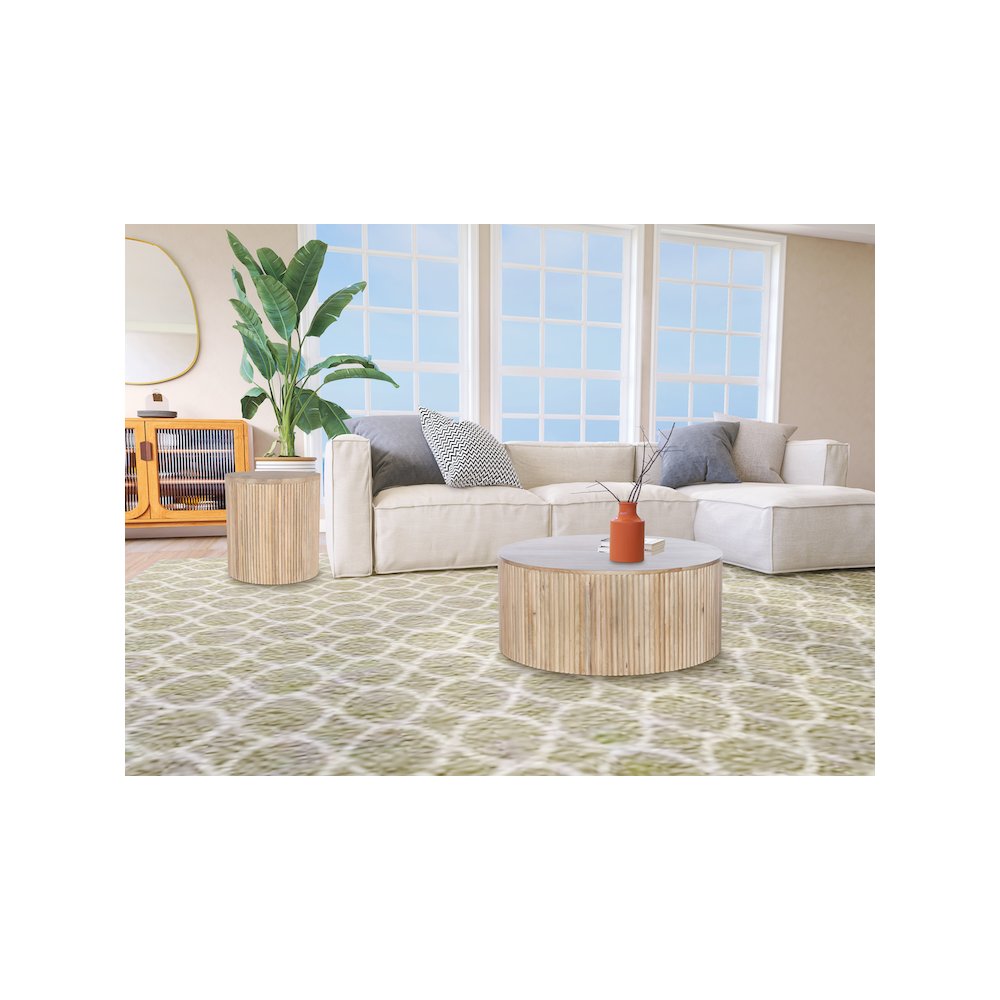 Oakhill Natural Coffee Table. Picture 8