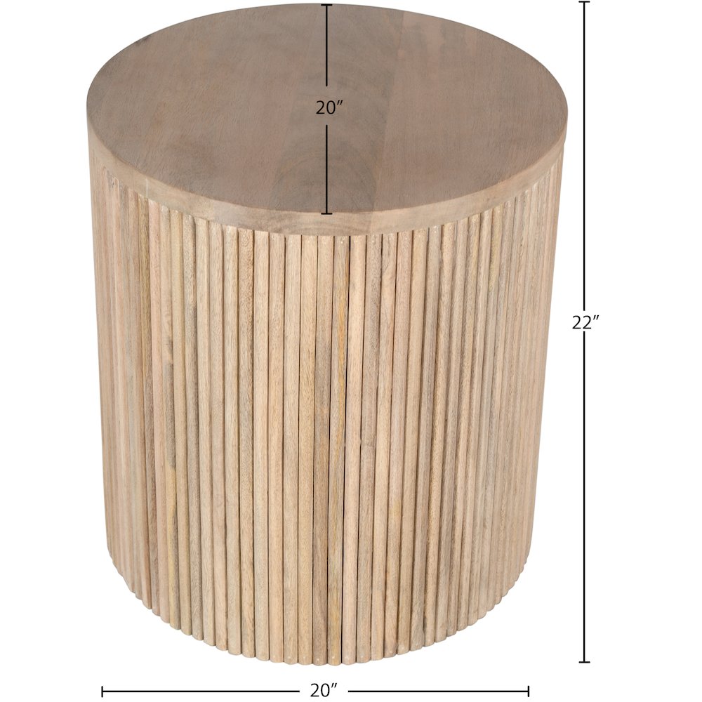 Oakhill Natural End Table. Picture 6