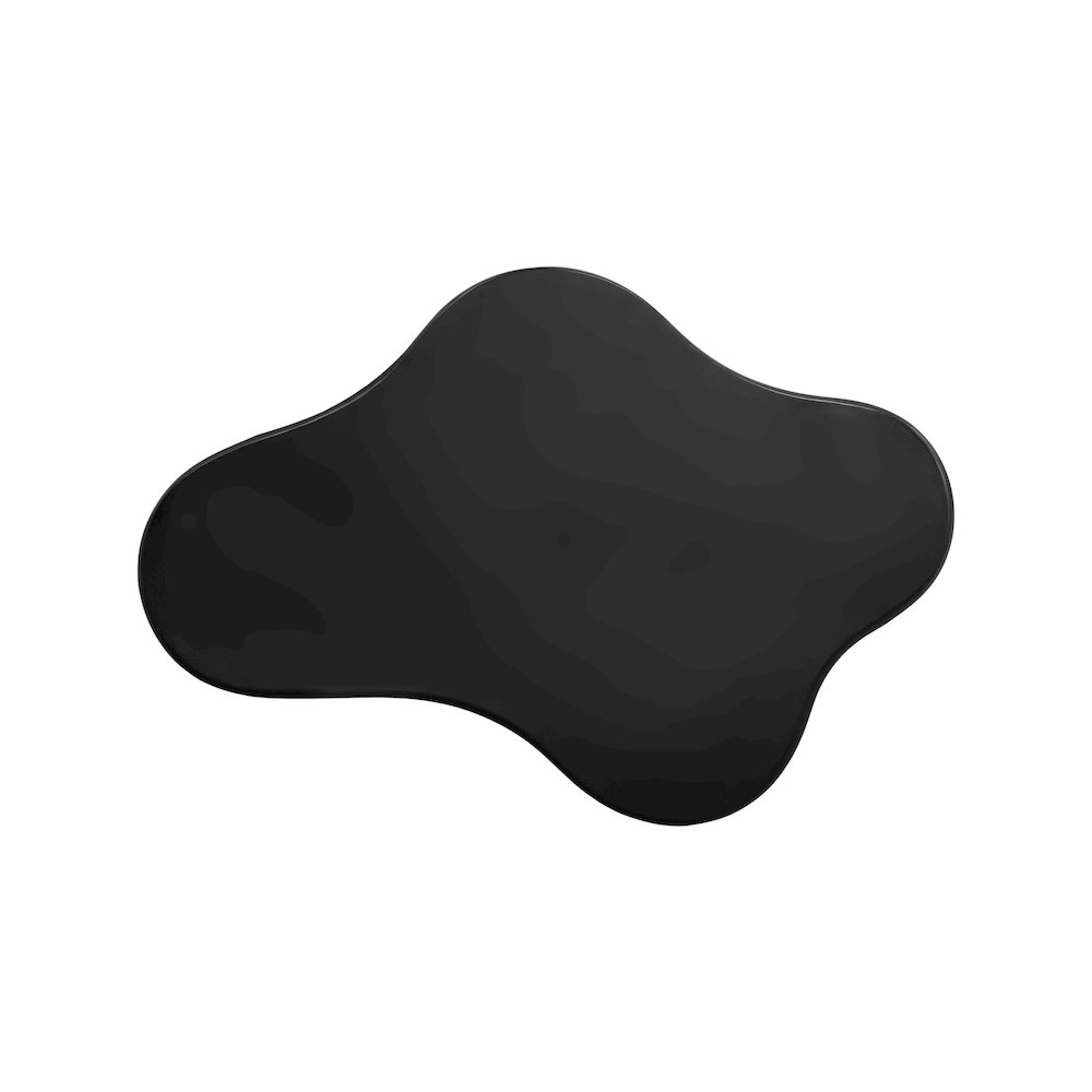 Romaine Black Coffee Table. Picture 4