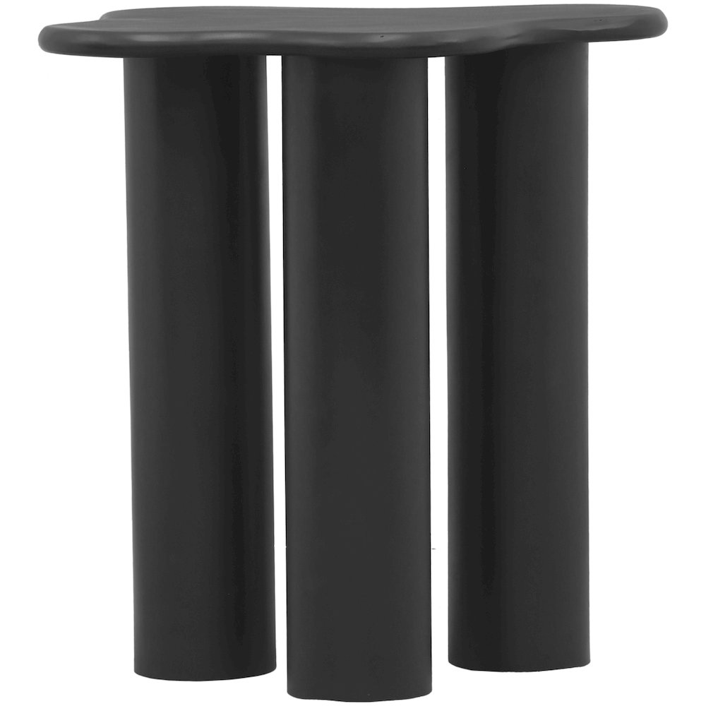 Romaine Black End Table. Picture 3