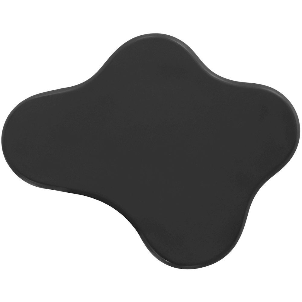 Romaine Black End Table. Picture 4
