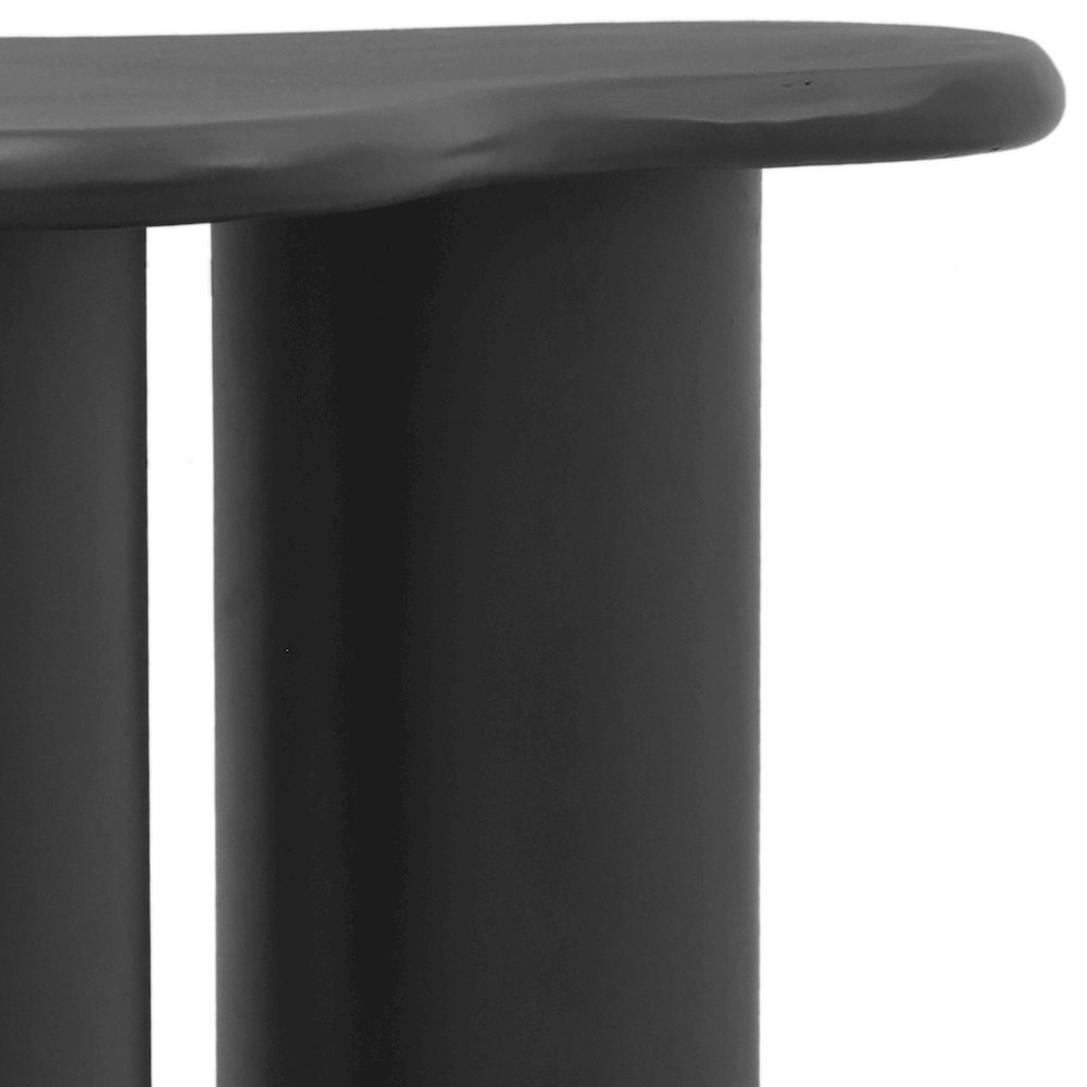 Romaine Black End Table. Picture 5