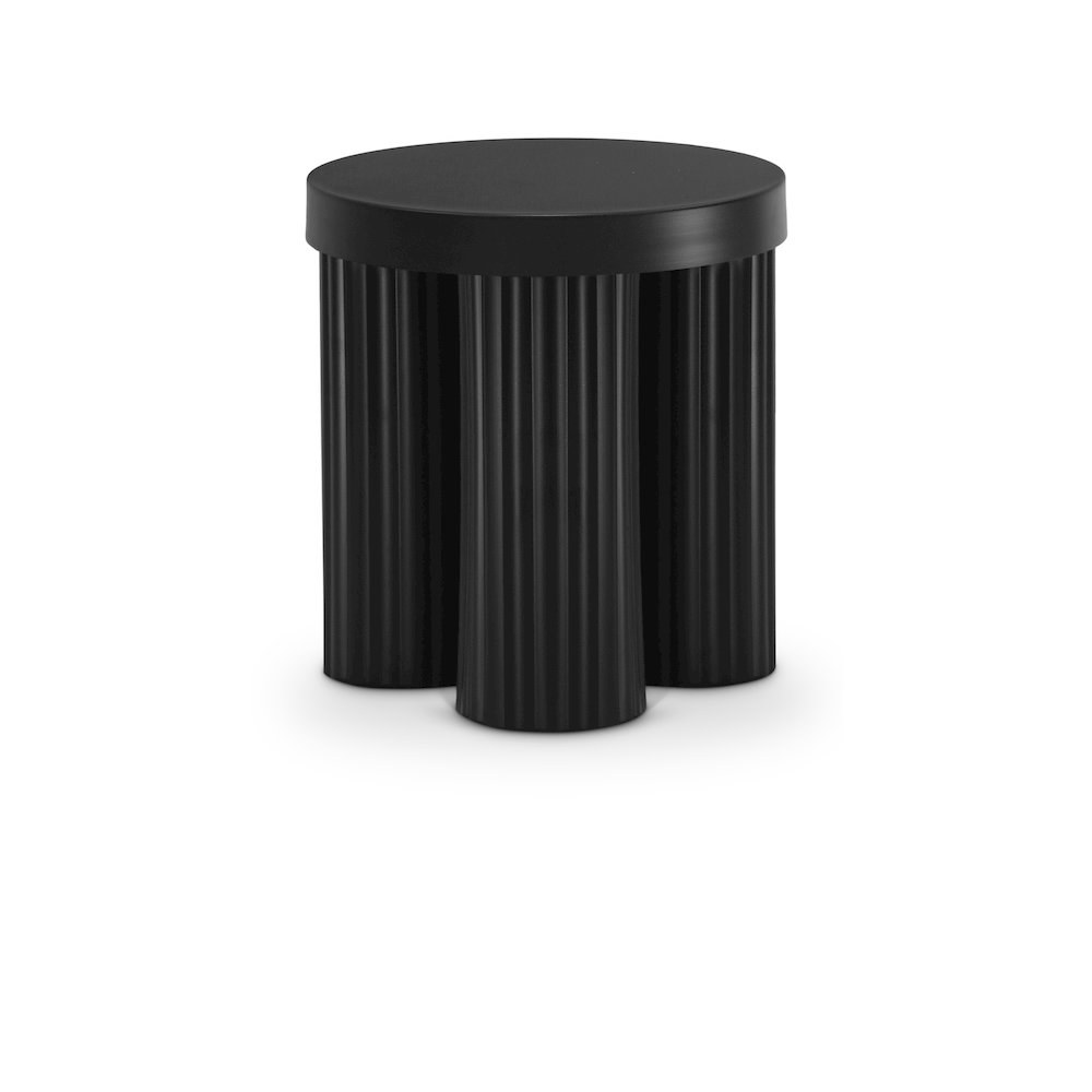 Rhodes Black End Table. Picture 1