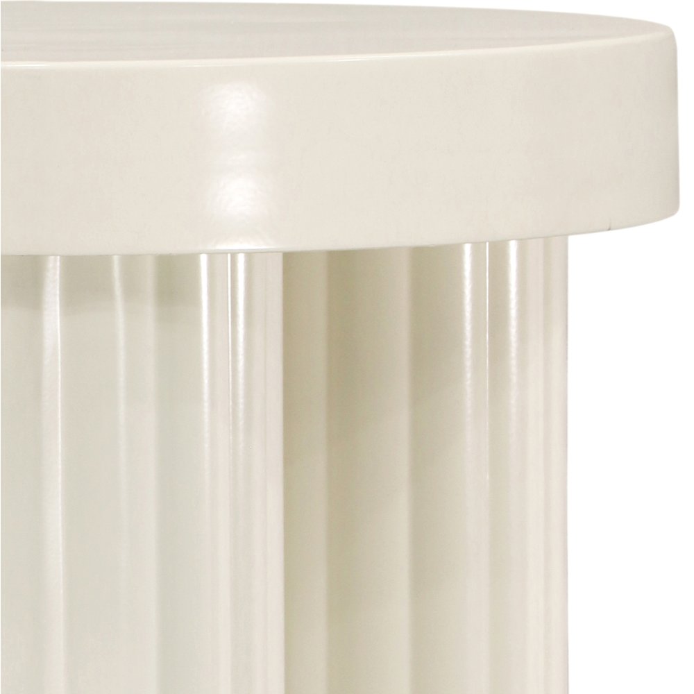 Rhodes Cream End Table. Picture 5