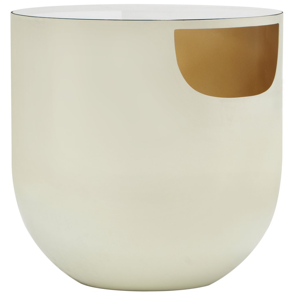 Doma Cream / Gold End Table. Picture 4
