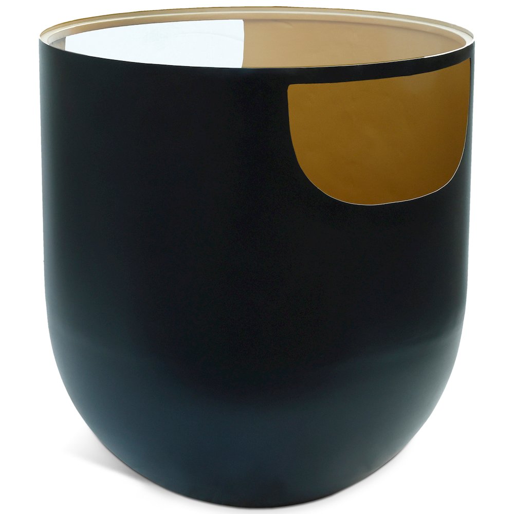 Doma Black / Gold End Table. Picture 1
