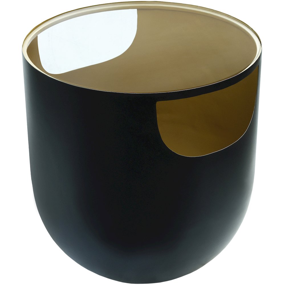 Doma Black / Gold End Table. Picture 3
