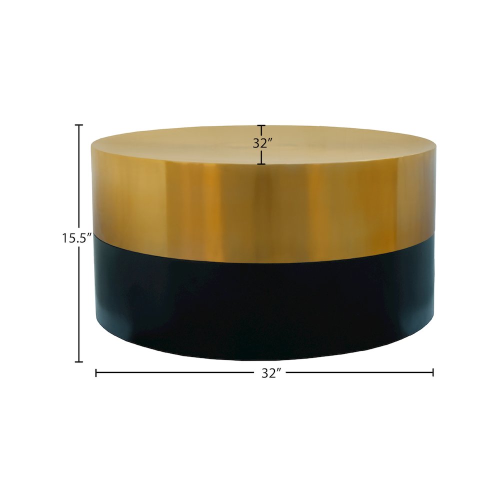 Sun Black / Gold Coffee Table. Picture 5