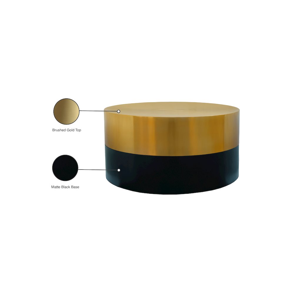 Sun Black / Gold Coffee Table. Picture 6