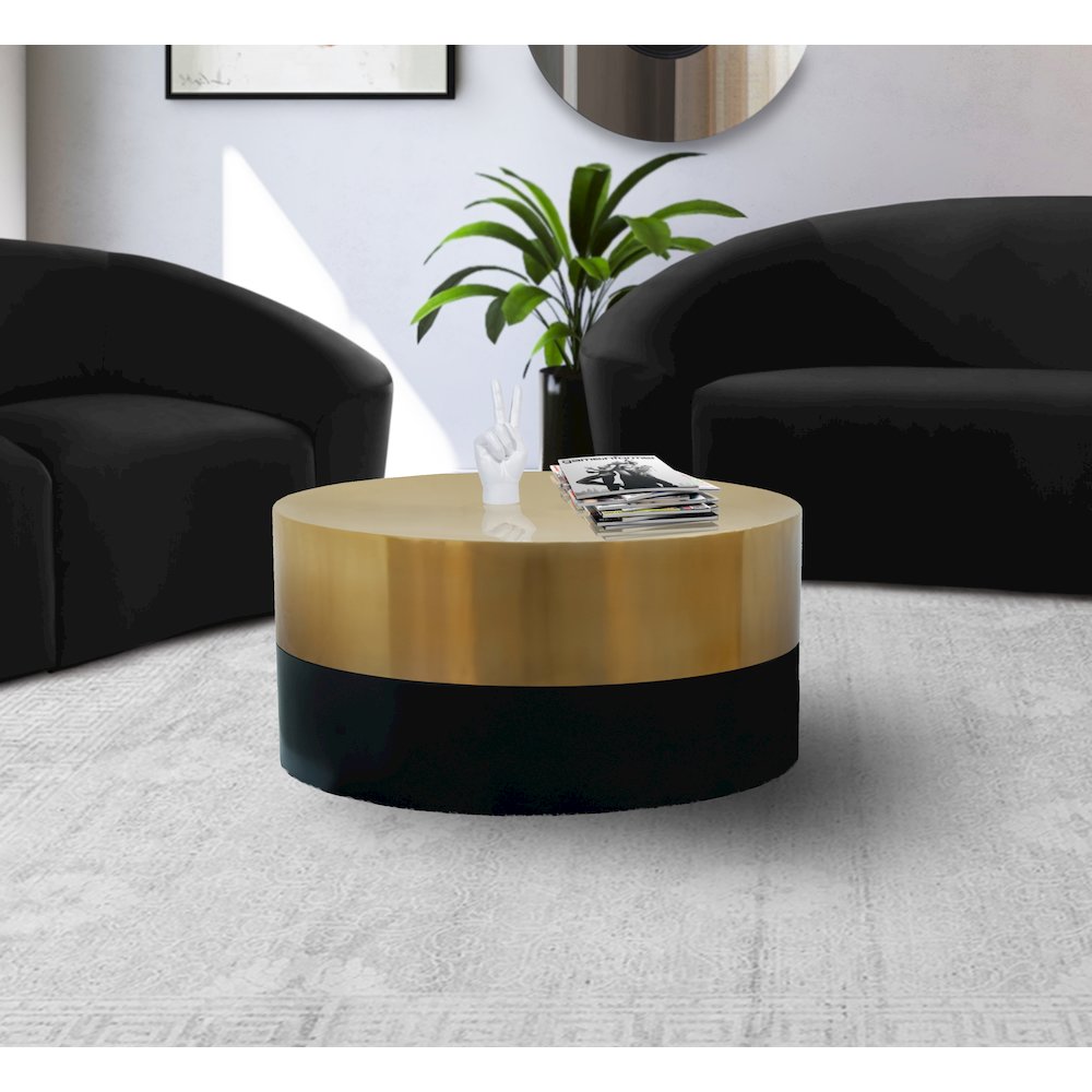 Sun Black / Gold Coffee Table. Picture 2